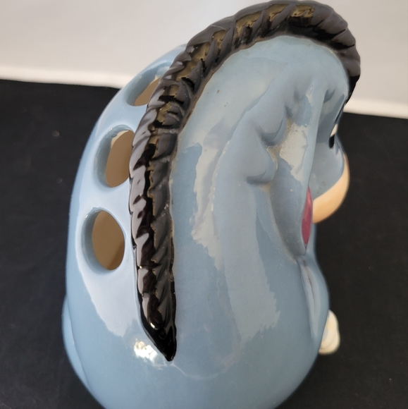 Vintage Disney ceramic Winnie the Pooh Eeyore toothbrush or pencil pen holder - Picture 9 of 13